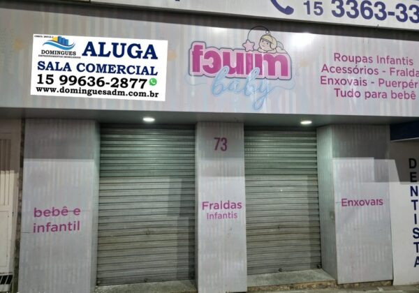 Sala Comercial para locação Centro – Boituva-SP