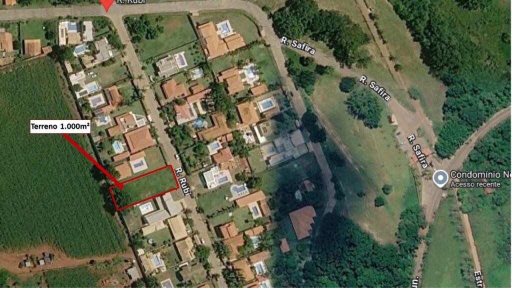 Terreno de Chácara de 1.000 m² Condomínio Nova Rheata Boituva – SP